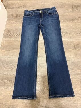 WHBM Boot Leg Jeans 6 Short